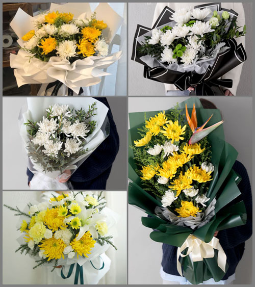广东惠州市惠城区芦洲镇龙颈村白事花束代送